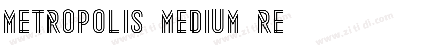 Metropolis Medium Re字体转换